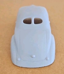 ABS-LIKE RESIN 3D PRINTED 1/25 1939 WILLYS COUPE BODY. GASSER DRAG