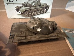 Monogram U.S. Army Patton Tank 1/48 Scale Model Kit Vehicle Snap Tite Vint 1974