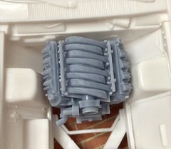 Resin Chevy LS3 engine for scale model cars, 1/24 1/25