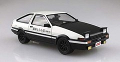 Aoshima 1/24 Initial D No.1 Takumi Fujiwara AE86 Trueno Project D Specification