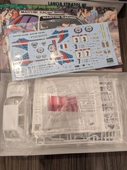 Hasegawa Lancia Stratos 037 Delta Monte Carlos 1:24 Plastic Model Kit Good Decal