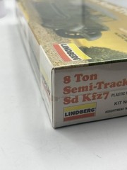 LINDBERG GERMAN WWII 8 TON SEMI TRACK SD KFZ7 MILITARY MODEL KIT NEW-SEALED 1/40