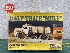 Vintage Revell/Italeri 1/35 Scale Opel Half-Track “Mule” Model Kit #H-2116