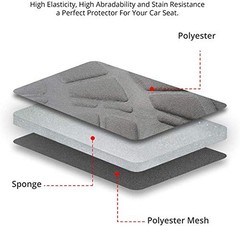AUTOYOUTH 3 Row Car Seat Covers w/ 7 Headrests Universal Fit Truck SUV Van Airba