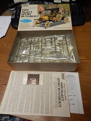VINTAGE GABRIEL 26441 1909 MODEL T SPORT MODEL KIT OPEN BOX UNSTARTED 1/20