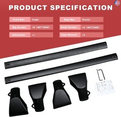 KINGGERI 265lbs Roof Racks Cross Bars Fit for Ford Bronco Sport (Off-Road)
