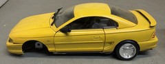Remco’s Steel Tec 1:18 DIECAST Car Kit #7121 1994 FORD MUSTANG GT ASSEMBLED