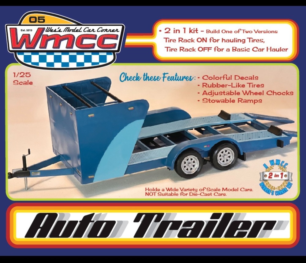 Wes’s Model Auto Trailer 2n1 1:25 Model kit WES100AT1