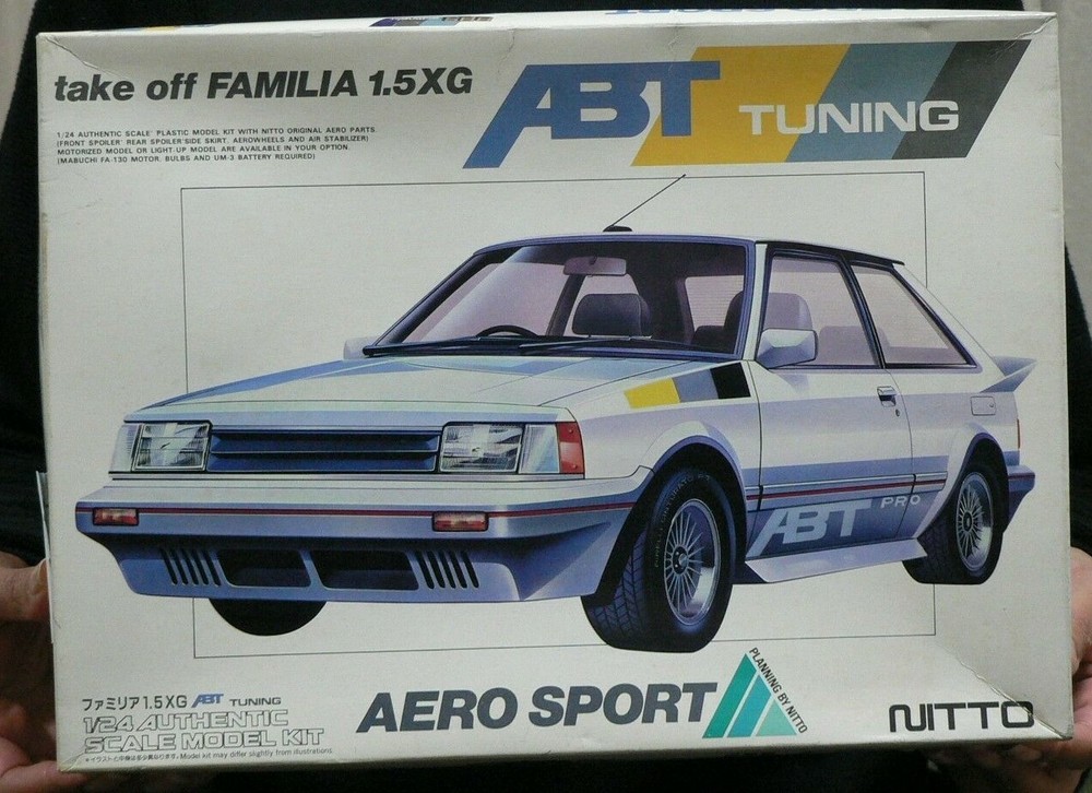 MAZDA 323 Take off ABT TUNING Familia 1.5 XG 1/24 NITTO MODEL KIT VINTAGE