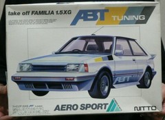 MAZDA 323 Take off ABT TUNING Familia 1.5 XG 1/24 NITTO MODEL KIT VINTAGE