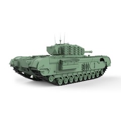 1/72 Military Model Kit British A22 Infantry MKIV Churchill VII Tanks