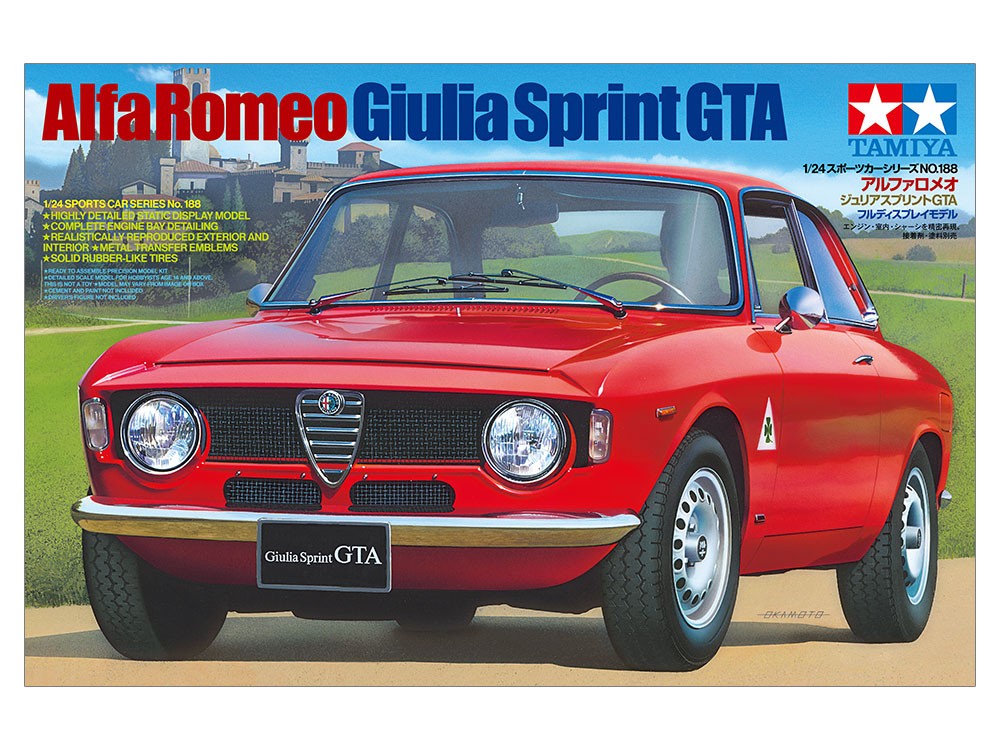 Tamiya 1/24 Alfa Romeo Giulia Sprint GTA 24188 Plastic Model Ships From Japan