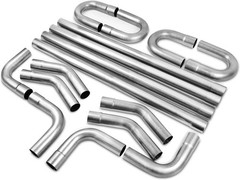 2.5” Custom Exhaust Kit Universal Mild Steel Tubing 16 Gauge Mandrel Bend Pipe