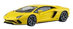 1/32 The Snap Kit Lamborghini Aventador S Pearl Yellow Plastic Model Kit AOSHIMA