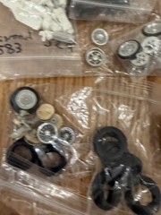 Vintage Lot Of Model Car Kit Tires And Rum Lot