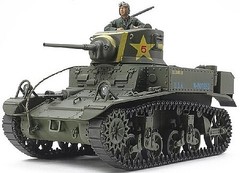 Tamiya US Light Tank M3 Stuart Late Production – Plastic Model Military Vehicle