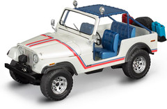 14547 ’77 Jeep CJ-7 2’N1 1:24 Scale 136-Piece Skill Level 5 Model Building Kit
