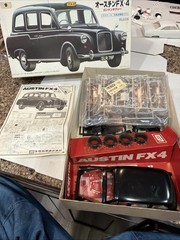IMAI AUSTIN FX4 LONDON TAXI FACTORY SEALED INSIDE KIT! CIRCA 1979! VMCP!