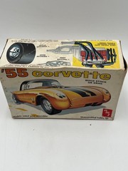 AMT 1955 ’55 Corvette Build Stock or Drag 1/25 Scale Model Kit T287 New