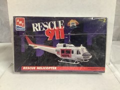 Rescue 911 TV Show, Ambulance, Police Car and Helicopter .