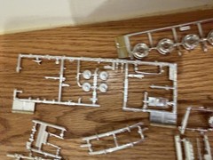 Unassembled Model Car Kit Parts Lot