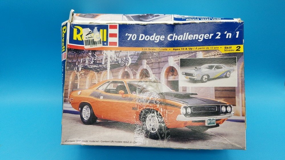 1970 Dodge Challenger Model kit ( Revell ) Partially Assembled.