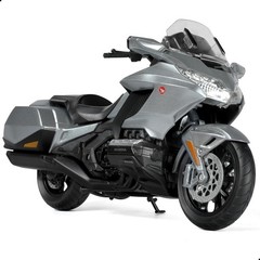 Goldwing Motorcycle Mini Model 1:12 – Alloy, Gray, for Gift