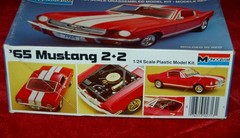 VINTAGE Monogram Mustang 1965 2+2 Made in USA 1980’s AS IS!