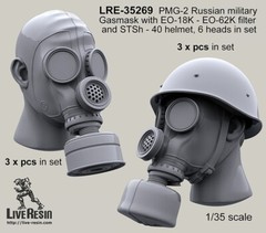 Live Resin 1/35 LRE-35269 PMG-2 Russian Military Gasmask (1)