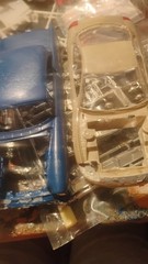 Plastic car model bodies junkyard