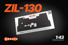 1:43 3D Interior Floor Mat for ZiL 130 Zvezda 43004