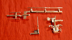 AMT 1960 Chevy Nomad Station Wagon Chrome Body Parts 1/25
