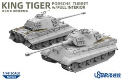U-STAR NO-008 1/48 German King Tiger Turret w/Full Interior