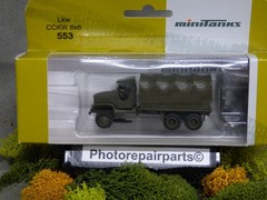 Roco Minitanks WWII US GMC M-34 2.5 T 6×6 Troop Cargo Truck Lot #7423©