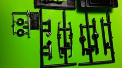 1967 Ford Mustang GT 350 1/25 AMT Caroll Shelby Frame Chassis Axle Rear End