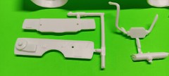 1980 Monte Carlo Class Action MPC 1/25 Frame Chassis Exhaust Firewall Fan Shroud