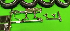 63 1963 Chevy Impala SS 409 1/25 AMT Whitewall Firestone Tires 5 Spoke Mag Rims