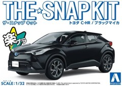 Aoshima 1/32 Scale Model Car The Snap Kit 06-B Toyota C-HR Black Mica Painted