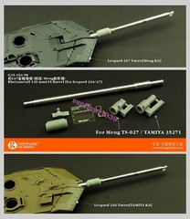 Orange Hobby 1/35 G35-163 Rheinmetall 120mm L55 Barrel leopard 2A6/A7 TAMIYA
