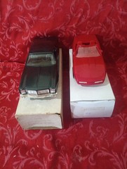 M14B 2 MPC Promo Model lot 1978 Dodge Monaco Augusta Green 1/25 1987 Corvette
