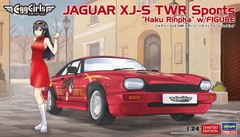 Hasegawa 1/24 Jaguar XJ-S TWR Sports Haku Linfa w/Figure Plastic Model SP622 (Ca
