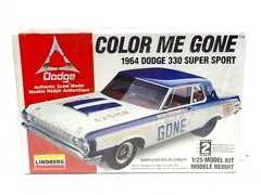 Lindberg 1964 Dodge 330 Super Sport Color Me Gone Model Kit 1/25 NEW / SEALED