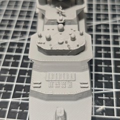 3D printing 1/700 British Type 26 missile frigate Unpainted/Waterline
