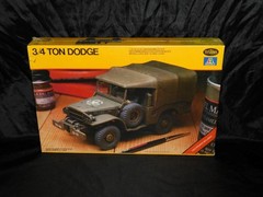 Testors Italeri 3/4 Ton Dodge NEW Model Kit WW2 Military Tuck 1:35 Scale 775
