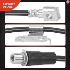 A-Premium Front Driver and Passenger Brake Hydraulic Hose Compatible with Ford