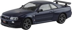 Aoshima Bunka Kyozai 1/32 Scale Rakupla Snap Kit No.12-MP Nissan R34 Skylin