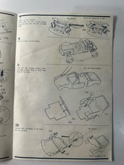 Vintage Entex Porsche 914 Model Kit Instructions Original Assembly Guide