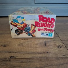 Vintage MPC 1972 Road Runner And His Rail Rider 1/25 Scale Model Kit Sealed