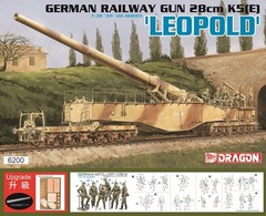DRAGON 1/35 6200 German Railway Gun 28cm K5(E) ‘Leopold’ New Upgraded Version
