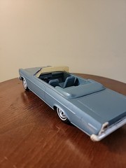 Plastic 1965 Ford Galaxie 500 XL Convertible promo model car